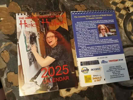 Photo of free TWO 2025 Heidi Hooper calendars (Cambridgeport, near Dana Park) #1