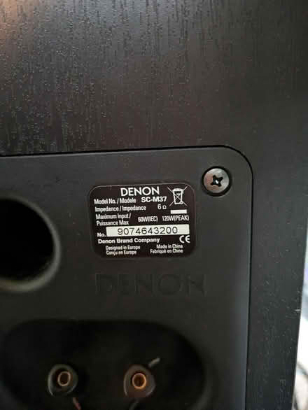 Photo of free Denon Front Right and Left Speakers (Worthing) #3