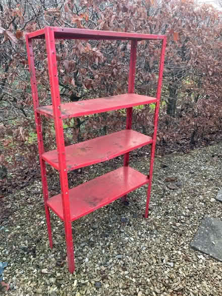 Photo of free Set of metal shelving (Winterbourne Monkton SN4) #1