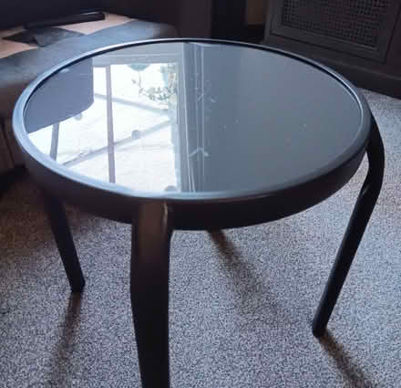Photo of free Metal and glass coffee table (St. Albans) #1