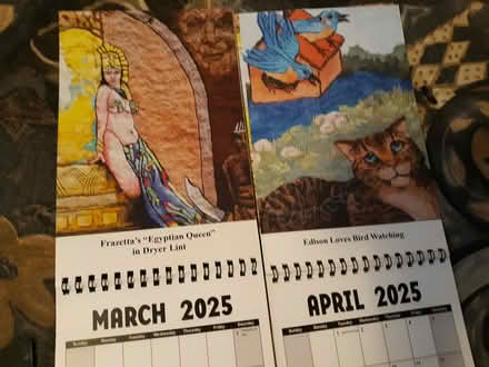 Photo of free TWO 2025 Heidi Hooper calendars (Cambridgeport, near Dana Park) #3