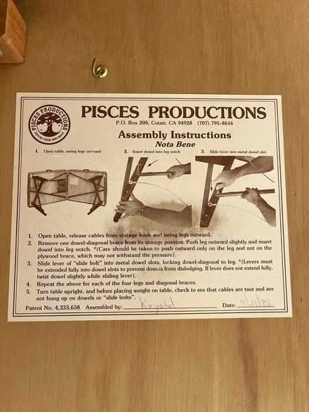 Photo of free Portable Massage Table (Fairfax) #2