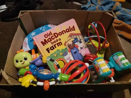 Photo of free Box of baby toys (Derby, Osmaston DE24) #1