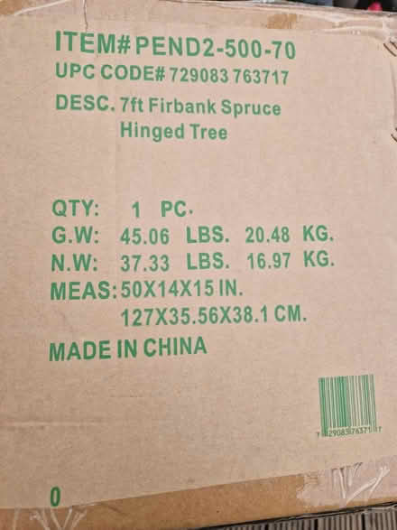 Photo of free 7ft Christmas tree (Stevenage, SG1) #2