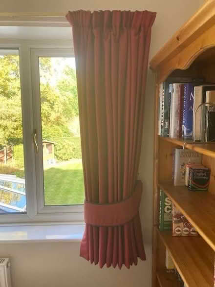 Photo of free Deep red pencil pleat curtains (Wilmslow SK9) #2