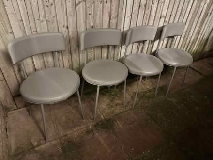 Photo of free 4 x grey Habitat chairs (Paddock Wood TN12) #1