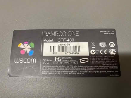 Photo of free Wacom Bamboo drawing tablet (Stroud GL5) #2
