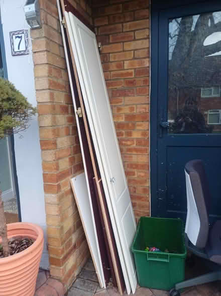 Photo of free Doors and sides of an old wardrobe (Hemel Hempstead HP1) #1