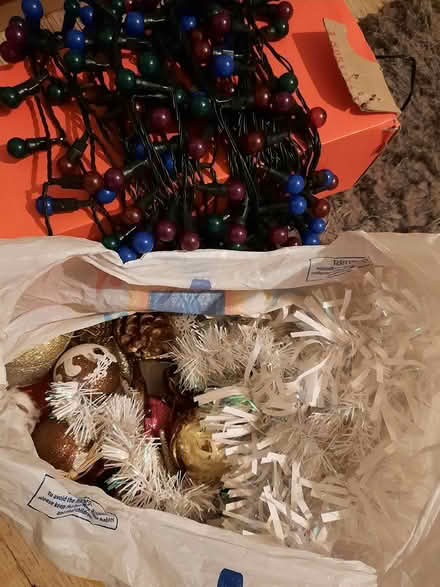 Photo of free Christmas lights and tree decs (Merseybank estate) #1