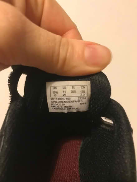 Photo of free UK10.5 G Clark’s school shoes (SK1) #4
