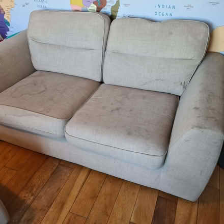 Photo of free Small Sofa, Chair and Pouffe Set (Muirhouse EH4) #1