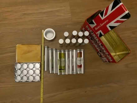 Photo of free Metal boxes & tubes for craft (Surrey Heath GU15) #1