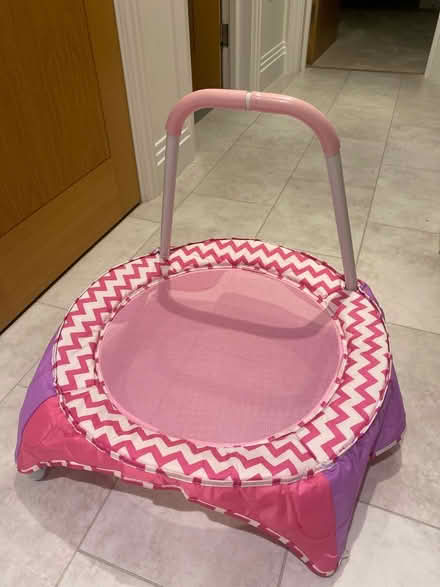 Photo of free Pink toddler small trampoline (Bushey heath UK) #1