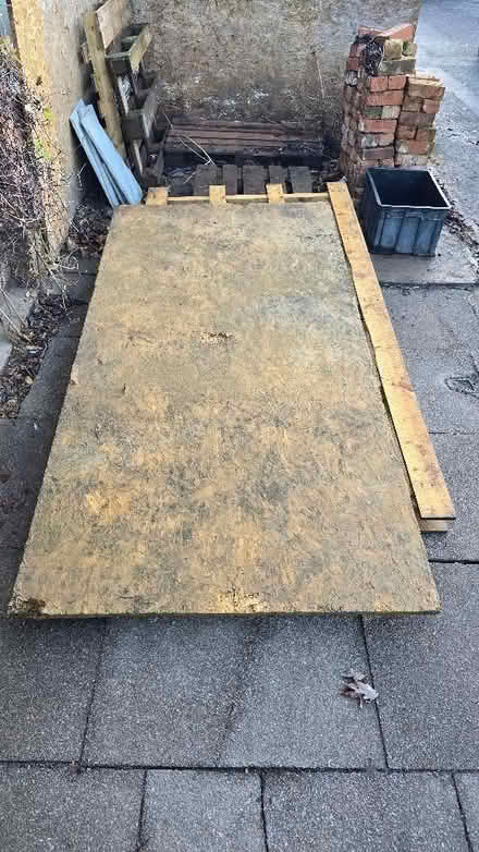 Photo of free Four palettes and three used OSB boards (New Bradwell MK13) #2