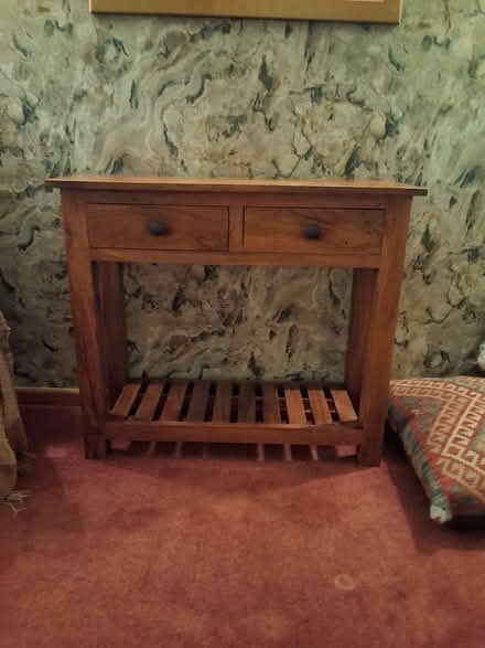 Photo of free Solid wood consul (watermarked) (Bedlington Station, NE22) #1