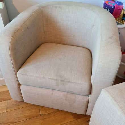 Photo of free Small Sofa, Chair and Pouffe Set (Muirhouse EH4) #2