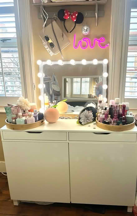 Photo of free IKEA storage cupboard + led mirror (SE25 4XA) #1
