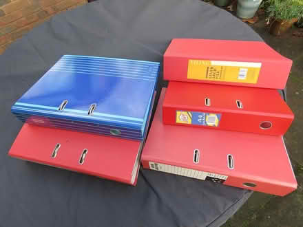 Photo of free Large lever arch folders (Frimley GU16) #1