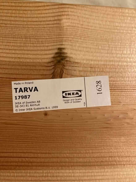 Photo of free Single wooden bed and mattress - Ikea Tarva (Penrith CA11) #3