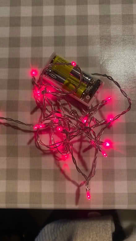 Photo of free Set of red fairy lights (Witney OX28) #1