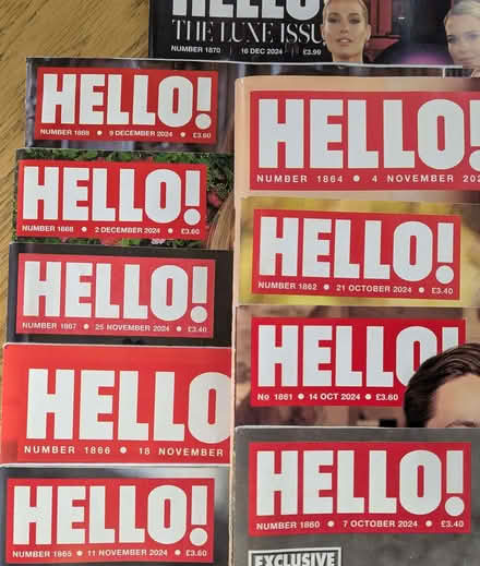 Photo of free 15 recent Hello magazines (Sheet GU32) #2