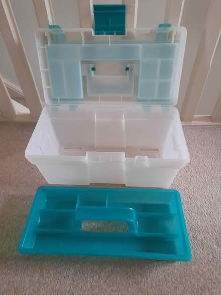 Photo of free Plastic Sewing Box and Kit (Kingston Park NE3) #3
