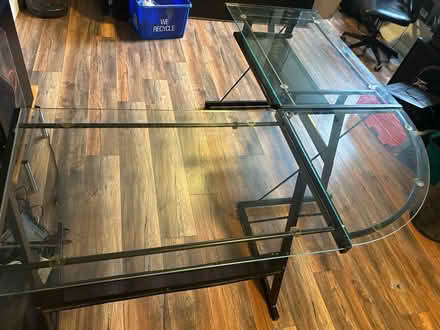 Photo of free Glass computer desk (Central Nanaimo) #2