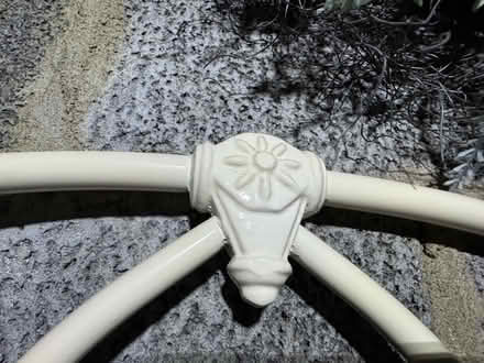 Photo of free Metal headboard (Bernardsville) #2