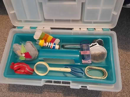 Photo of free Plastic Sewing Box and Kit (Kingston Park NE3) #1