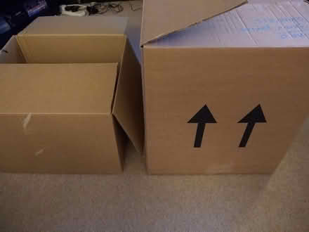 Photo of free Two large cardboard boxes (South Abingdon OX14) #1