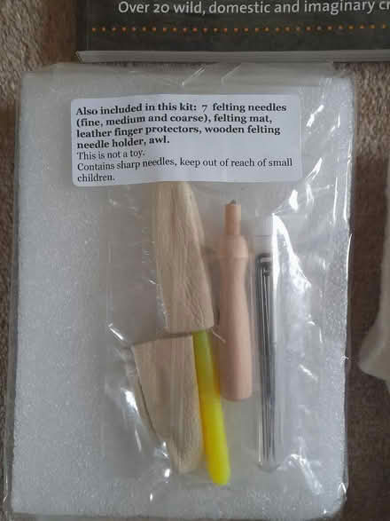 Photo of free Needle Felted Animals Book and Kit (Kingston Park NE3) #3