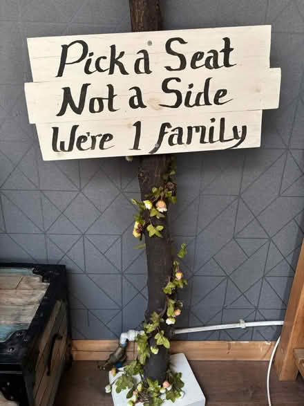 Photo of free Handmade wedding sign (HP3) #1