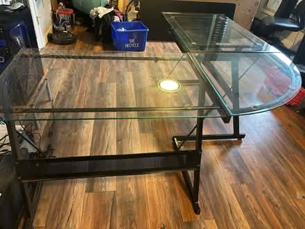 Photo of free Glass computer desk (Central Nanaimo) #1