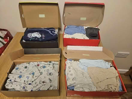 Photo of free Baby boy used clothes 0 - 12 months (Purbrook PO7) #1