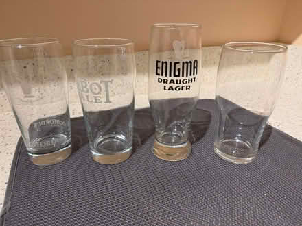Photo of free Beer glasses (Heartsease NR7) #1