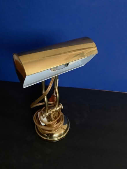 Photo of free Vintage brass library lamp (Vienna) #1