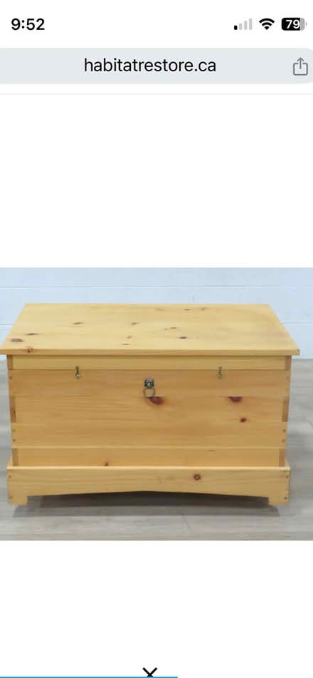 Photo of Wooden chest (Centretown West) #1