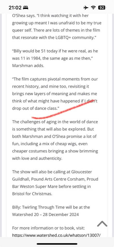 Photo of free X1 theatre ticket 21/12@14:30 (Bristol BS14) #2