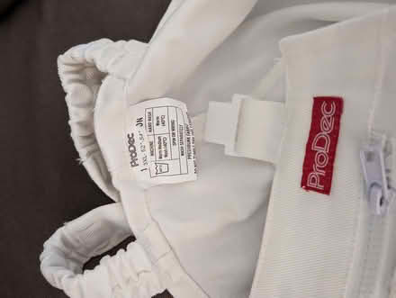 Photo of free New white 100% cotton XL bib and brace dungarees (Dyke Road area BN1) #2