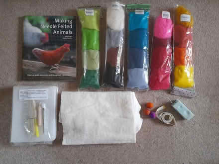 Photo of free Needle Felted Animals Book and Kit (Kingston Park NE3) #1