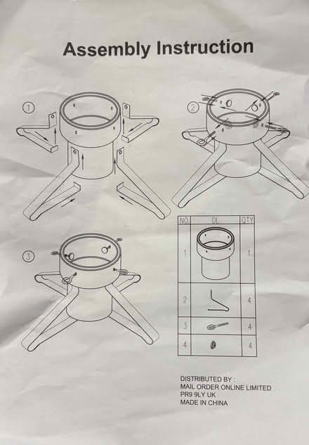 Photo of free Christmas Tree Stand (Florence Park OX4) #2