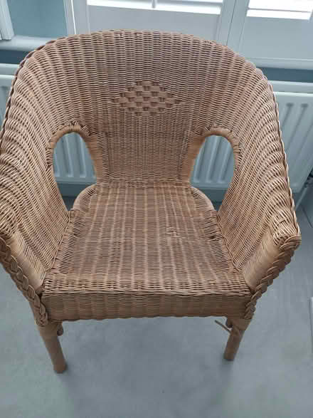 Photo of free Wicker chair (Teddington TW11) #2