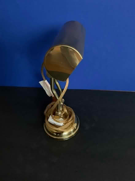 Photo of free Vintage brass library lamp (Vienna) #2