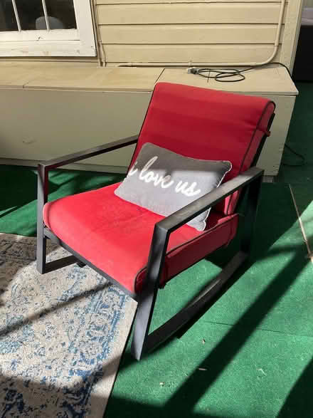 Photo of free 2 patio chairs with cushions (The Highlands) #1