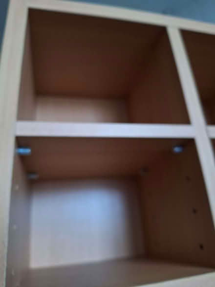 Photo of free Shelving unit. Adjustable shelves. 116Hx38Wx17D cm (Canford Heath BH17) #2