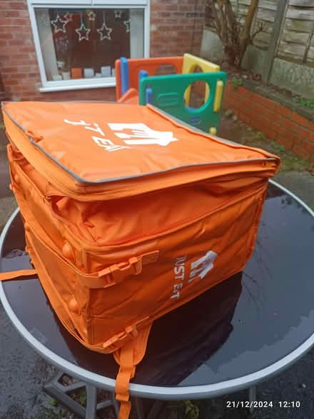 Photo of free Justeat insulated bag & Jacke (Heavily SK1) #3