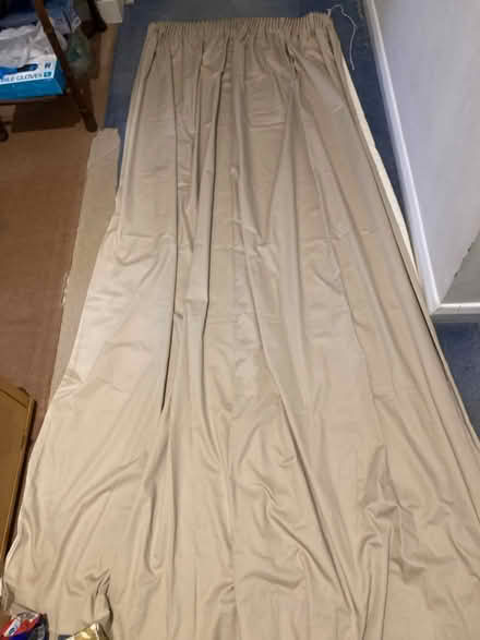 Photo of free Long, Lined Curtains (Westbourne Park W11) #1