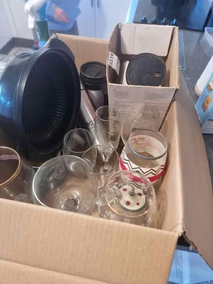 Photo of free Mixed glasses and kitchen ware (Upton CH2) #1