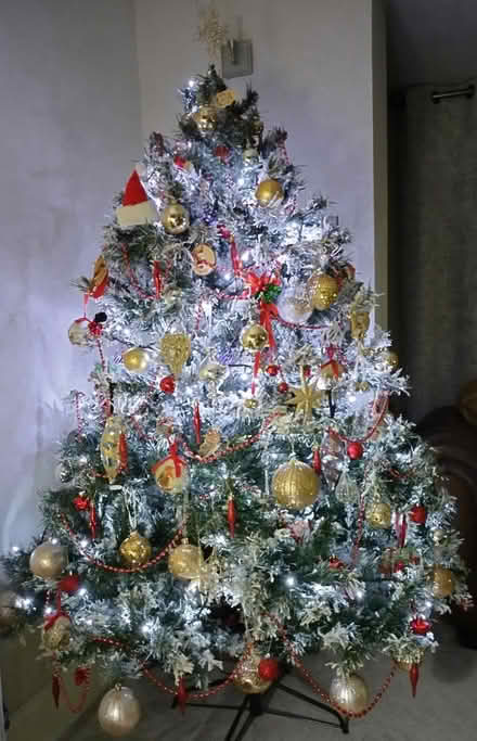Photo of free 6ft snowy Christmas tree (Stanway CO3) #2