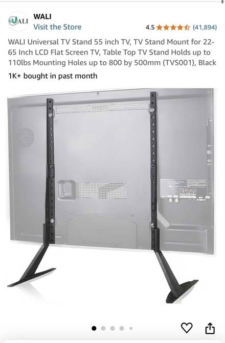 Photo of free TV stand (North Sunnyvale) #2